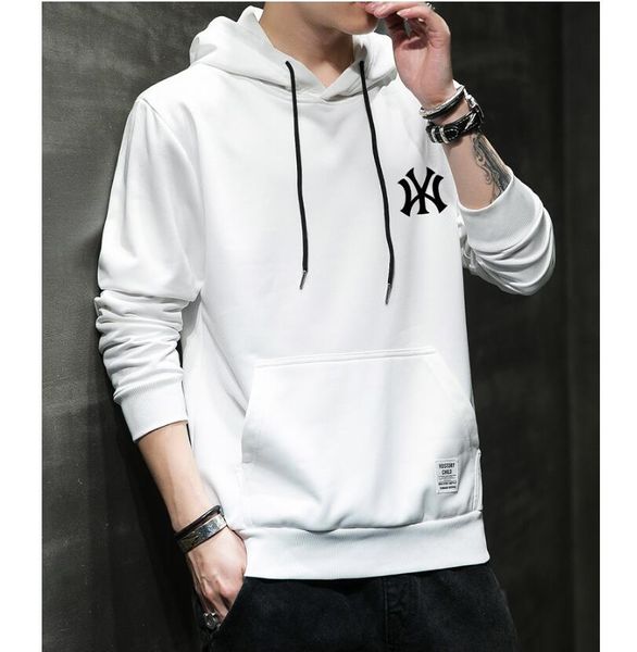 

spring and autumn student couple men's sweater loose casual sports long-sleeved t-shirt men and women korean top, Black