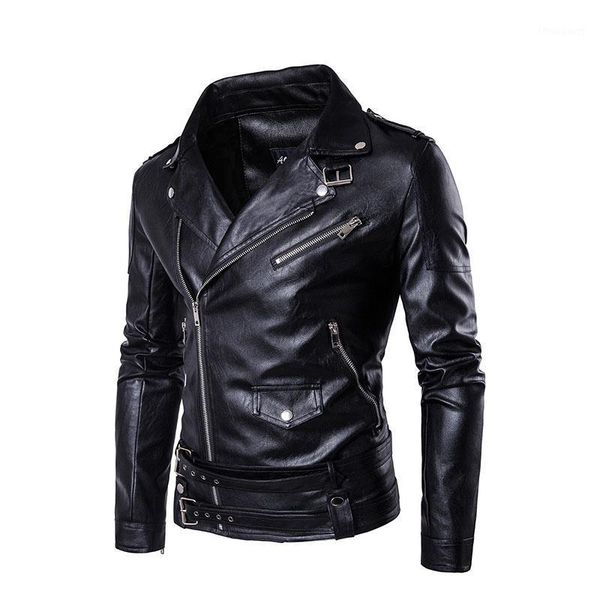 

men's jackets motorcycle biker men leather winter autumn male faux coats vests 2021 mens and y, Black;brown
