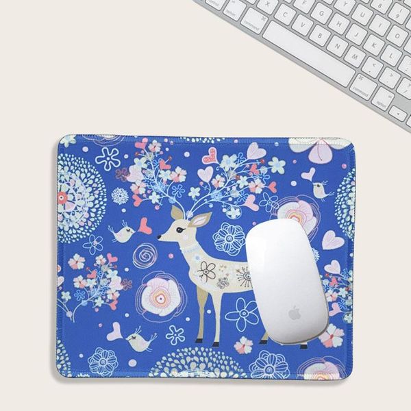 

mouse pads & wrist rests fashion animal illustration pad rubber small fresh cute men and women desk thick notebook