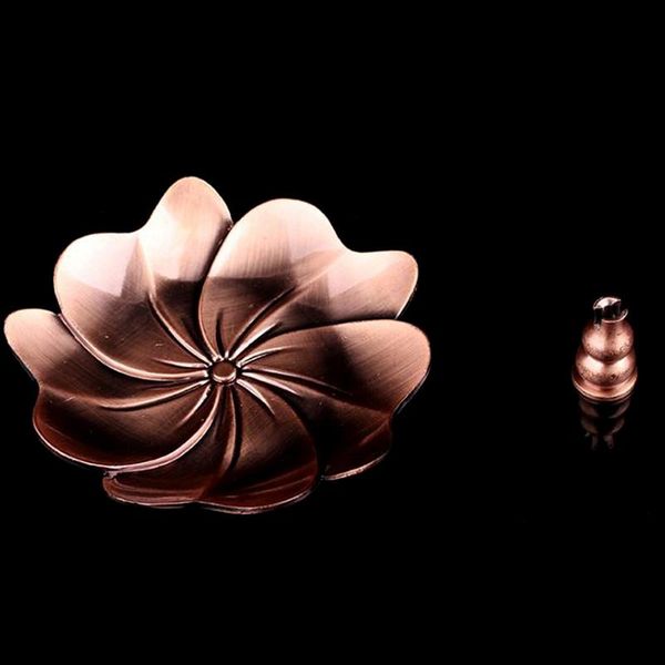 

fragrance lamps flower shape vintage incense burner plate zen holder buddhist
