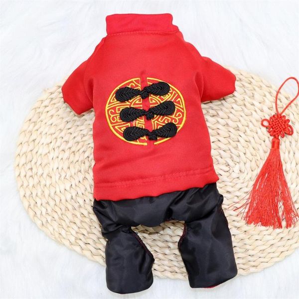 

dog apparel thick pattern tang suit cat and clothes pet coat puppies christmas easter chihuahua winter
