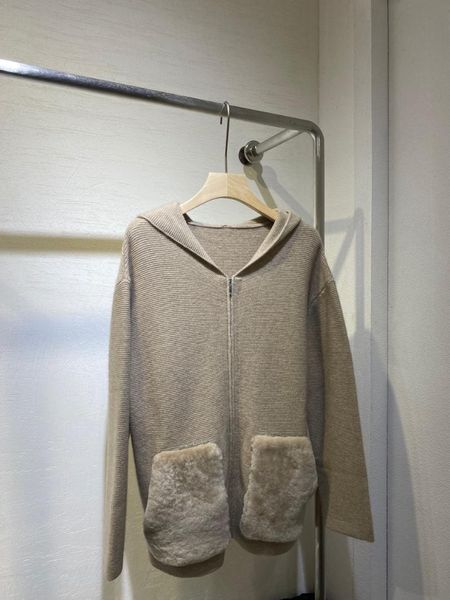 

women's jackets 2021 women fashion high-quality long-sleeved hooded cashmere coat 1021, Black;brown