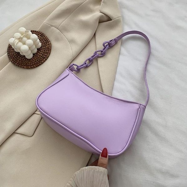 

shoulder bags fashion soft pu leather women handbag elegant pure small underarm female mini totes purse