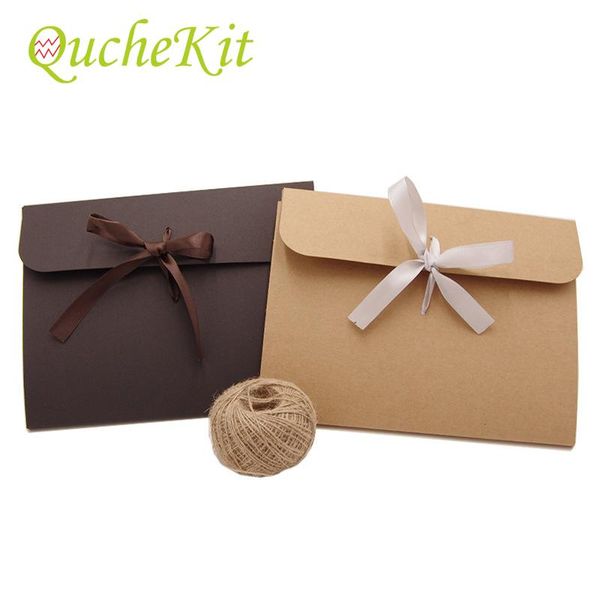 

10pcs/lot kraft paepr packaging bag gift box bag scarf pajamas underwear storage package event & party supplies gif boxes