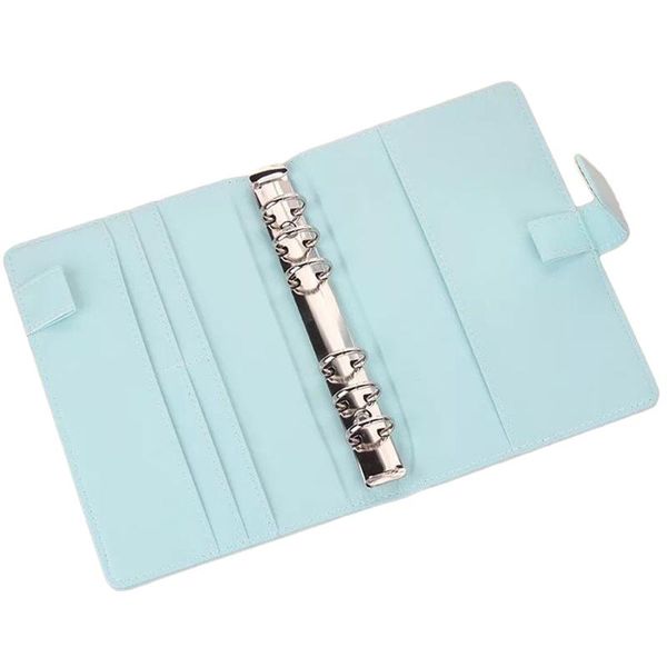 

notepads a5 cute ring diary leather cover case manual (without inner paper), Purple;pink