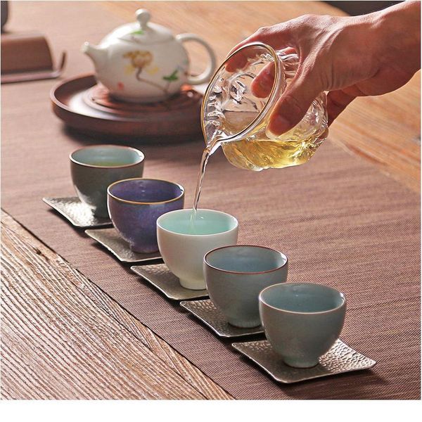 

50ml-100ml gift box tea cup vintage ceramic pottery japan style teacup office master small tea bowls water cup drinkware qylmwj