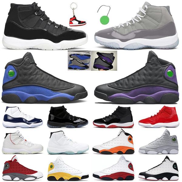 

2021 11 basketball shoes men women jumpman 11s cool grey citrus 25th anniversary concord legend blue 13s hyper royal red flint 13 mens women