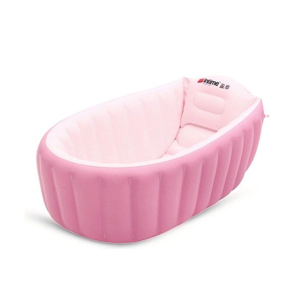 

bathing tubs & seats baby portable bathtub inflatable bath tub child cushion keep warm infant folding with air pump gift