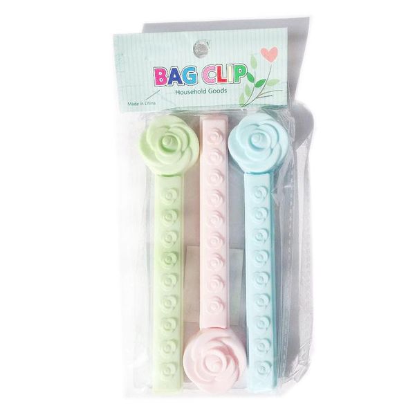 

bag clips kitchen items multicolor, large sealing clip grocery snack 3 pack length 14.5cm