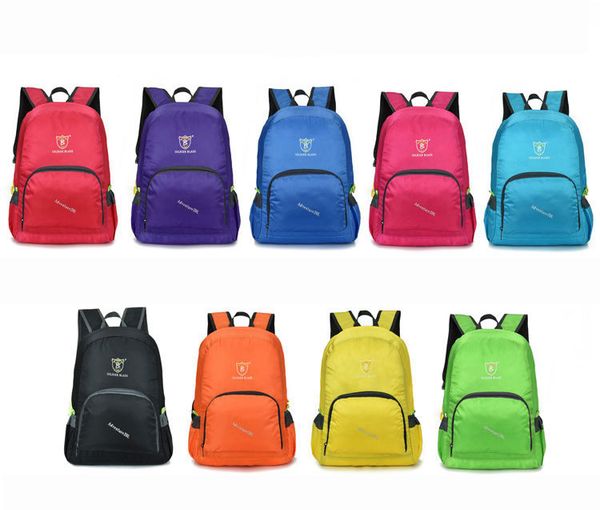 

outdoor folding backpack, light leisure mountaineering bag