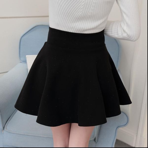 

2021 women harajuku fashion summer high waist pleated skirt wind cosplay plaid skirt kawaii female tutu skirts femininas saias, Black