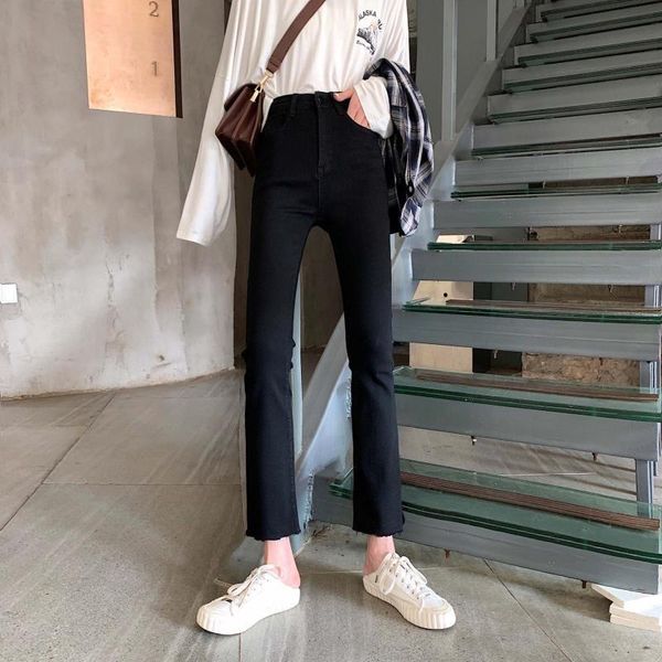 

women's jeans wholesale 2021 spring summer autumn fashion casual denim women pants woman female ol high waisted bay1032, Blue