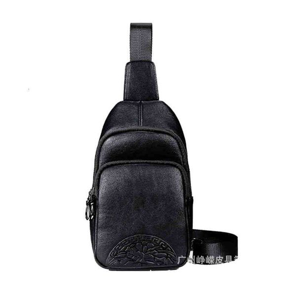 

autumn and winter street fashion chest bag men's multifunctional wear-resistant single shoulder messenger waist, Black;red