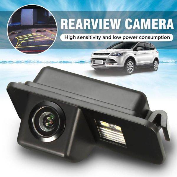 

car rear view cameras& parking sensors wireless ccd hd camera reverse night vision waterproof for mondeo ba7 focus c307 s-max fiesta ku