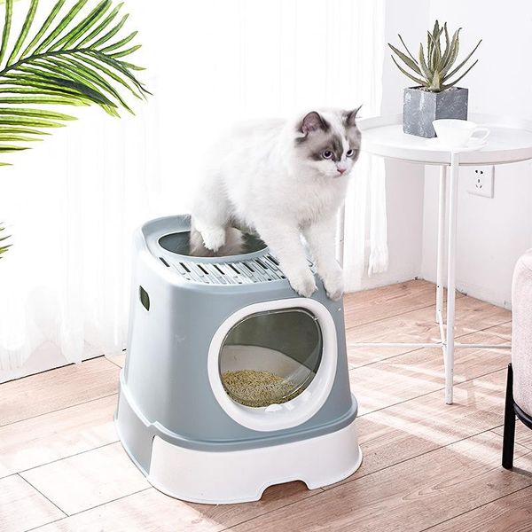 

pet litter box closed cat toilet out space pet litter box with shovel
