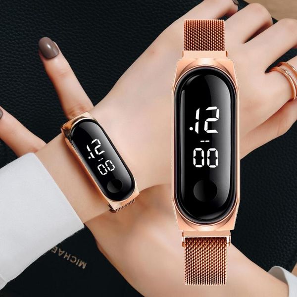 

wristwatches fashion women's watch rose gold stainless steel dress led quartz bracelet women female clock relogio feminino drop ship, Slivery;brown
