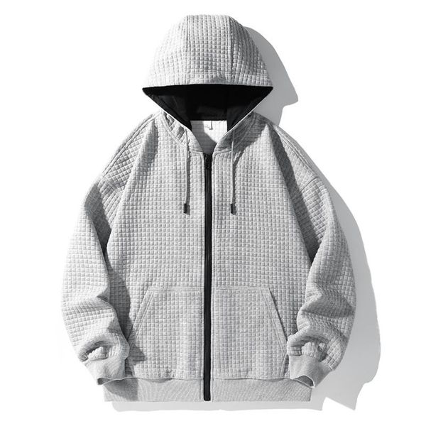 

men's hoodies & sweatshirts nice plain mens zip up hoody jacket sweatshirt men casual hooded cardigan male black grey sportswear outerw