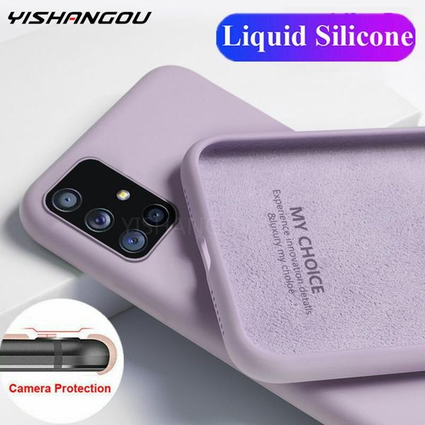 

lx brand liquid silicone soft cover case for samsung galaxy a51 a71 s20 fe s21 ultra s10 plus s9 a50 a12 a21s a31 a41 a32 a52 a72 coque