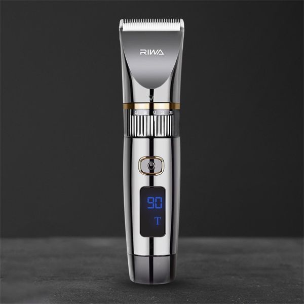 Xiaomi Youpin Riwa Electric-Electric Electric Clipper Machine 6051 Резак для волос Crosless Barber Professional для Man-Barber Trimmer Erimmer Светодиодный дисплей Myyshop