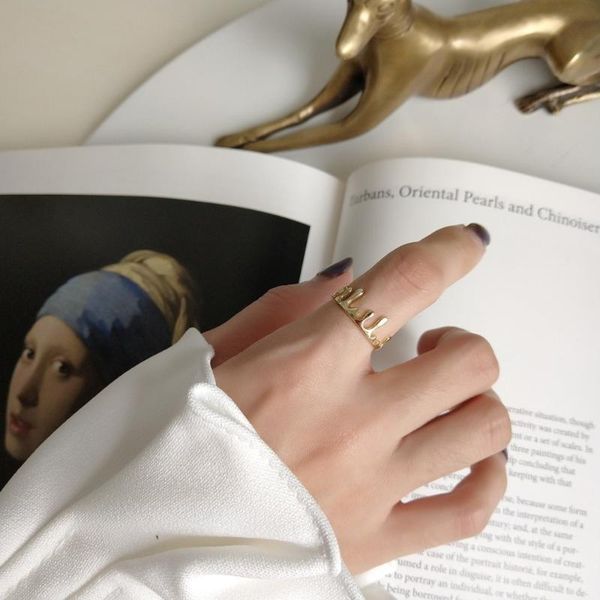 

cluster rings lady's authentic s925 sterling silver fine jewelry golds crown princess j329, Golden;silver