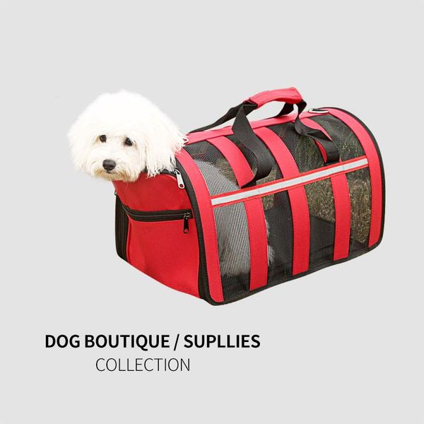 

jlenovog pet products dog and cat handbag four sides breathable mesh pet bag portable and foldable for going out