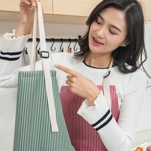 

kitchen waterproof apron neck hanging with hand wiping towel oil-proof home kitchen apron c66