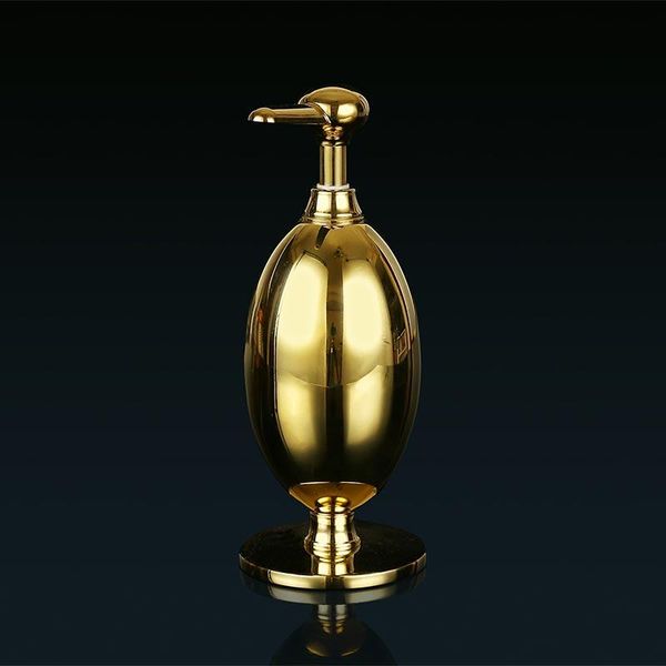 

deskgold brushed liquid soap dispenser bathroom hand sanitizer bottle shampoo & shower gel box kitchen soap dispenser 350ml