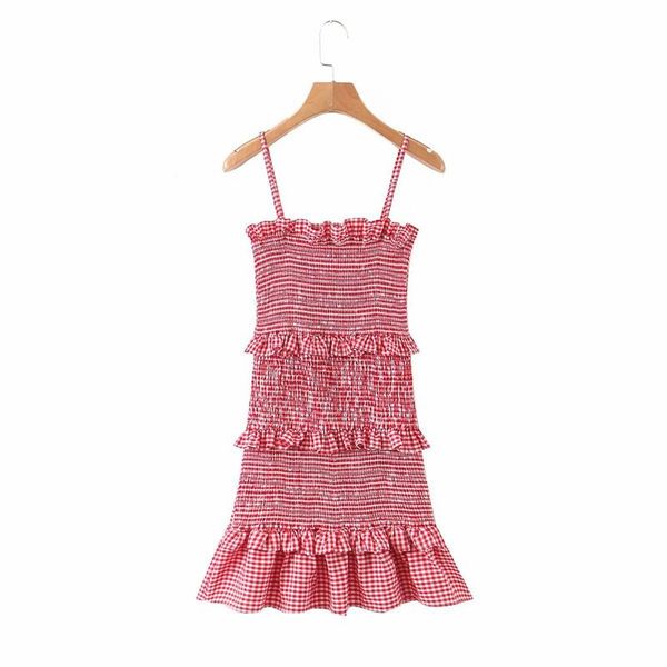 

casual dresses summer fashion sling midi dress women 2021 party female ruffles vestidos natural solid plus size, Black;gray