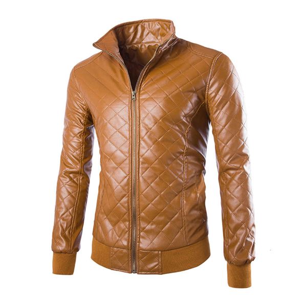 

men's leather jacket, Black