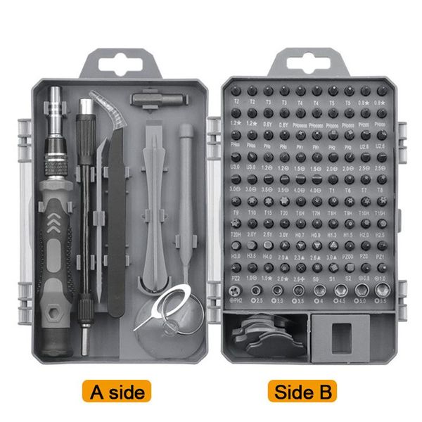 

hand tools 115 in 1 screwdriver set combination mobile phone computer disassembly repair tool multi-specification household
