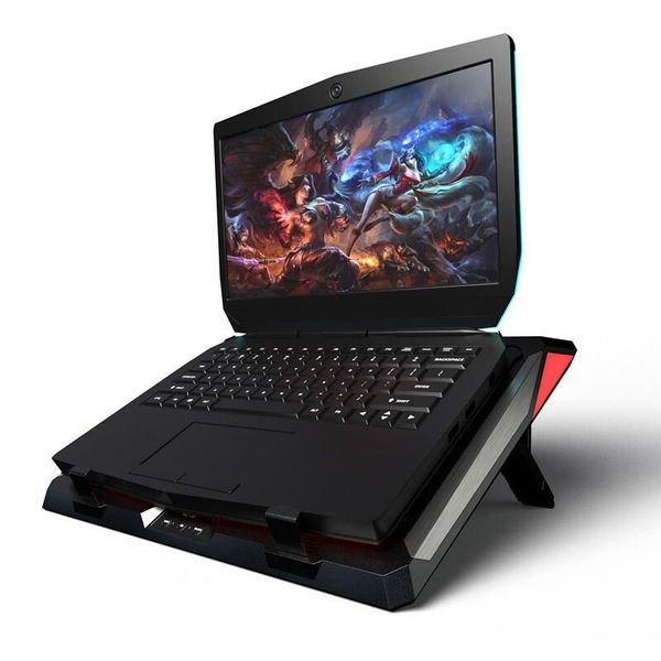 

lapcooling pads iets gaming notebook radiator base frame 14/15.6/17 inch turbocharged computer pad led colorful version