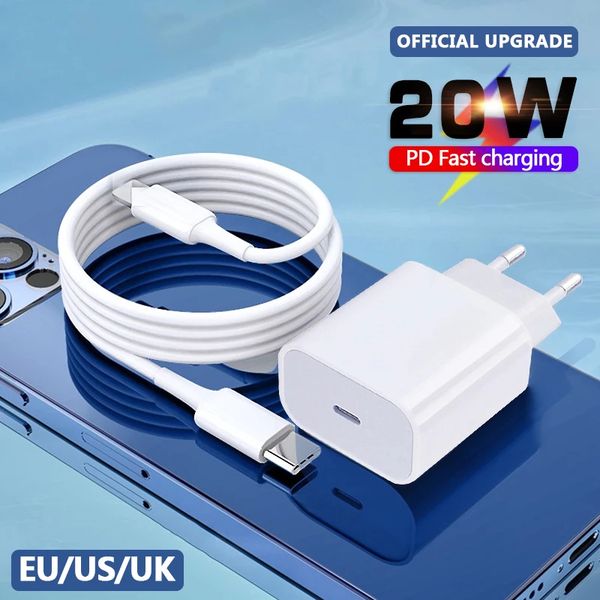 

20w pd usb c charger fast wall charger adapter for iphone 12 pro max 11 xs xr