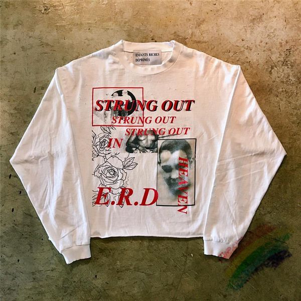 

2021 new streetwear loose erd long sleeve t-shirt men women 1:1 quality retro tee casual fashion e.r.d t shirt jsyb, White;black
