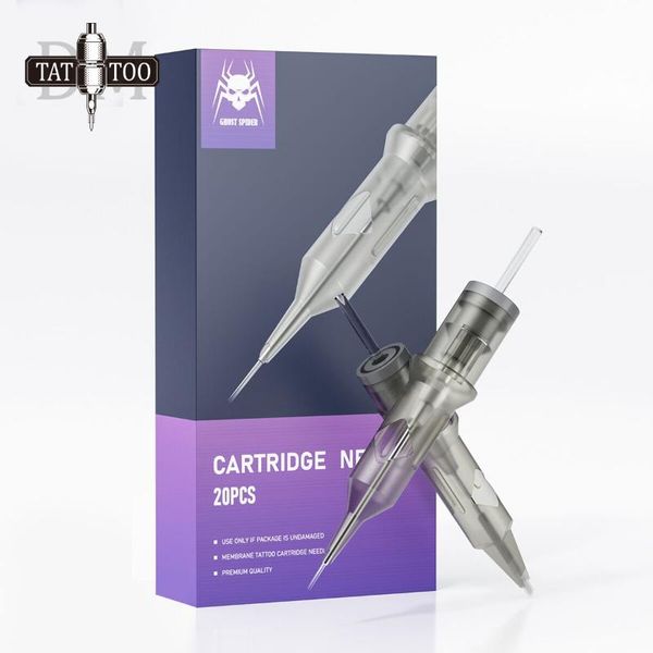 

tattoo needles 20pcs dm 0.35mm rl rs rm m1 disposable sterilized safety professional cartridge needle with membrane