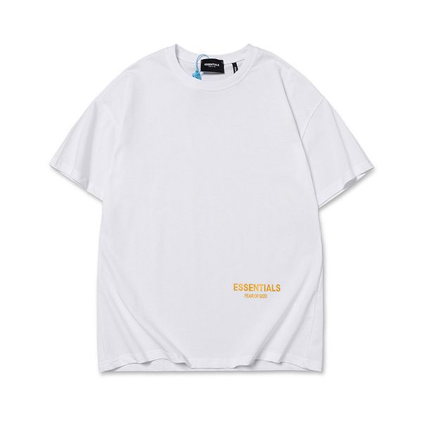

meichao feel of god t-shirt fog essentials los angeles limited gold print short sleeve, White;black