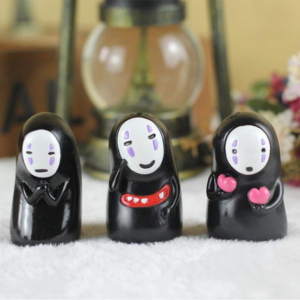 

interior decorations store opening japanese anime car decor accessories spirited away no-face ornaments home office decoration