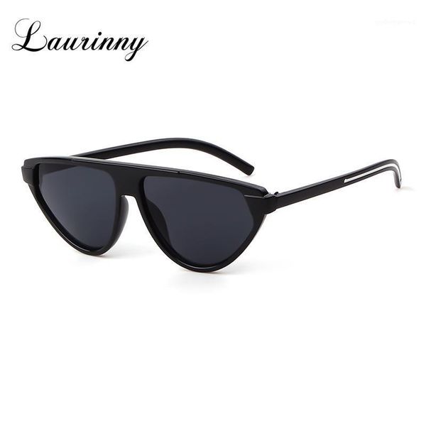 

sunglasses laurinny red triangle women cat eye brand designer vintage cateye frame 90s female sun glasses shades oculos t118, White;black