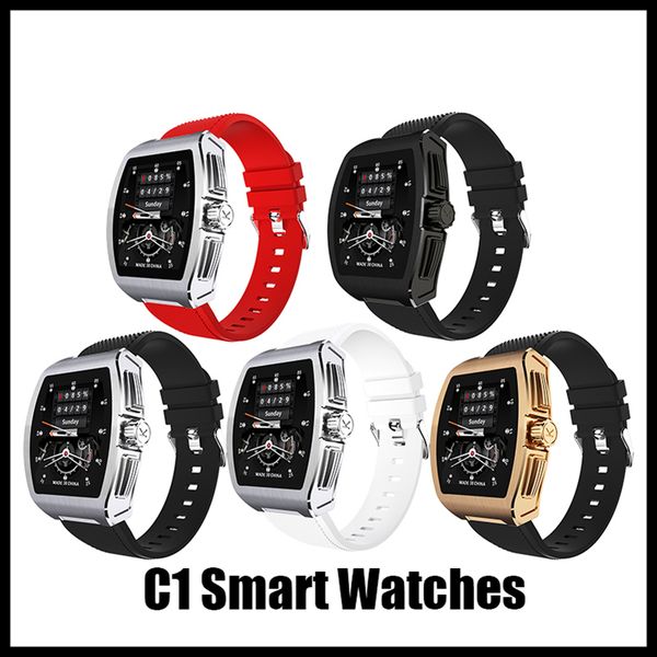 

retail c1 ekg smart watch blood pressure ppg heart rate monitor blood pressure monitor multilingual smartwatchs clock men for andriod ios