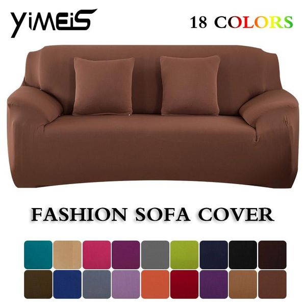 

chair covers elastic solid color sofa cover non-slip four seasons all-inclusive cushion towel 1/2/3/4 seat