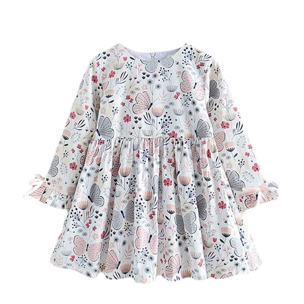 

fashion girls dresses cute toddler printed flower long sleeve kids clothes for girls sweet tutu party dresses halloween costume, Red;yellow