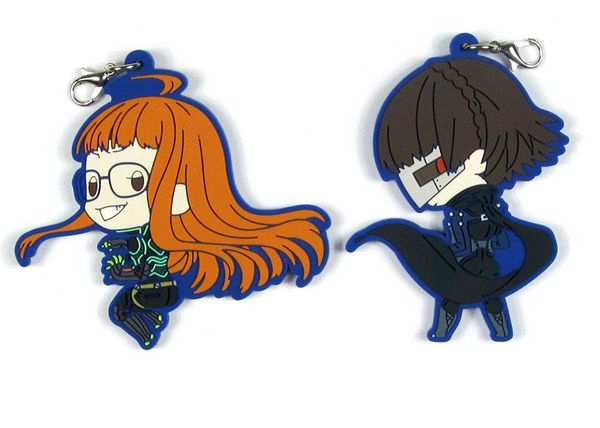

keychains arrival persona original japanese anime figure rubber silicone sweet smell mobile phone charms/key chain/strap d265, Silver