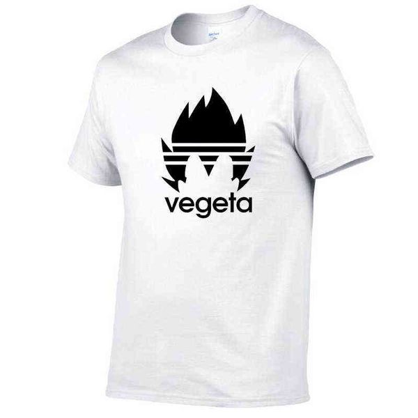 Estate Anime Stampa Donna Uomo T-shirt Goku Vegeta Divertente T-shirt Uomo Estate Cotone Harajuku T-shirt manica corta G1203