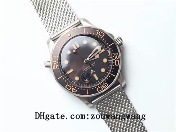 

2021 sea no time to die aqua business watches terra man 007 sport wristwatches james bond master boss mens watch vs d10140, Slivery;black