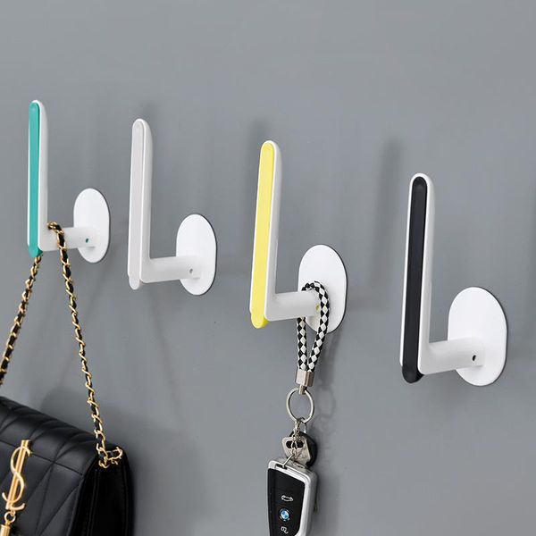 

hooks & rails multifunctional sticky hook kitchen storage rack bathroom organizer napkin holder home decoration accessories key holders