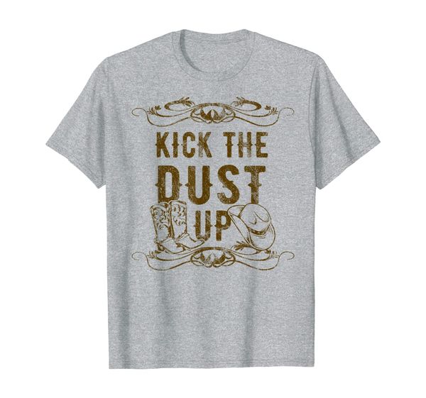 

kick the dust up shirt funny country vintage tee for dancers, White;black