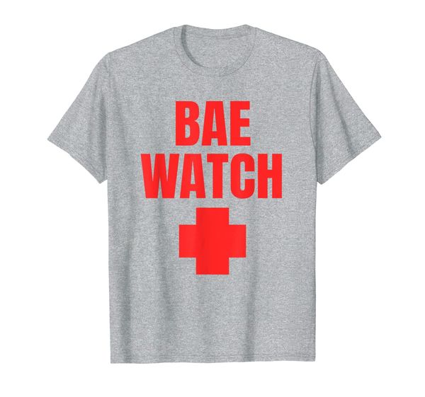 

bae watch baewatch beach vacation cruise t-shirt, White;black