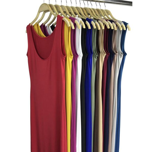 

casual dresses plus size beach wear solid bodycon long maxi dress women 2021 summer sundress sleeveless tank boho clothing bohemian robe fem, Black;gray