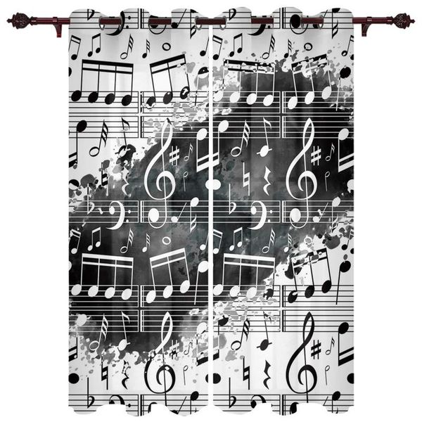 

curtain & drapes exquisite curtains musical note watercolor splash boys and girls bedroom modern baby room study living