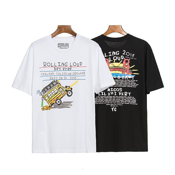 

2021 new 21ss t shirt black friday cactus jackboys tee high street travis scott astroworld tshirt men women t762, White