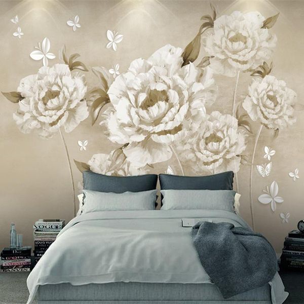 

wallpapers european oil painting wallpaper for walls 3d wall murals retro flowers po living room papers home decor
